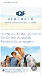 Mobile Screenshot of bernhard-reise.com