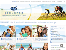 Tablet Screenshot of bernhard-reise.com